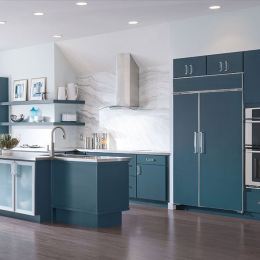 blue_painted_kitchen_cabinets